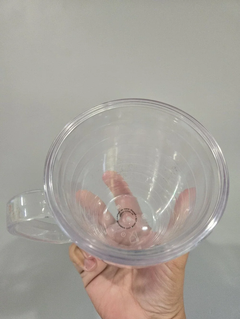 Tervis Tumbler Clear 16 oz Mug w/handle